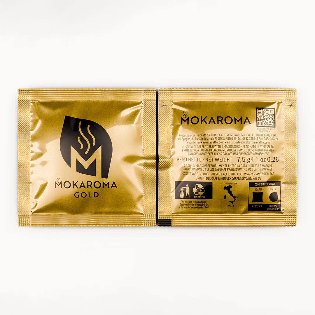 Cialde compostabili Mokaroma – miscela gold