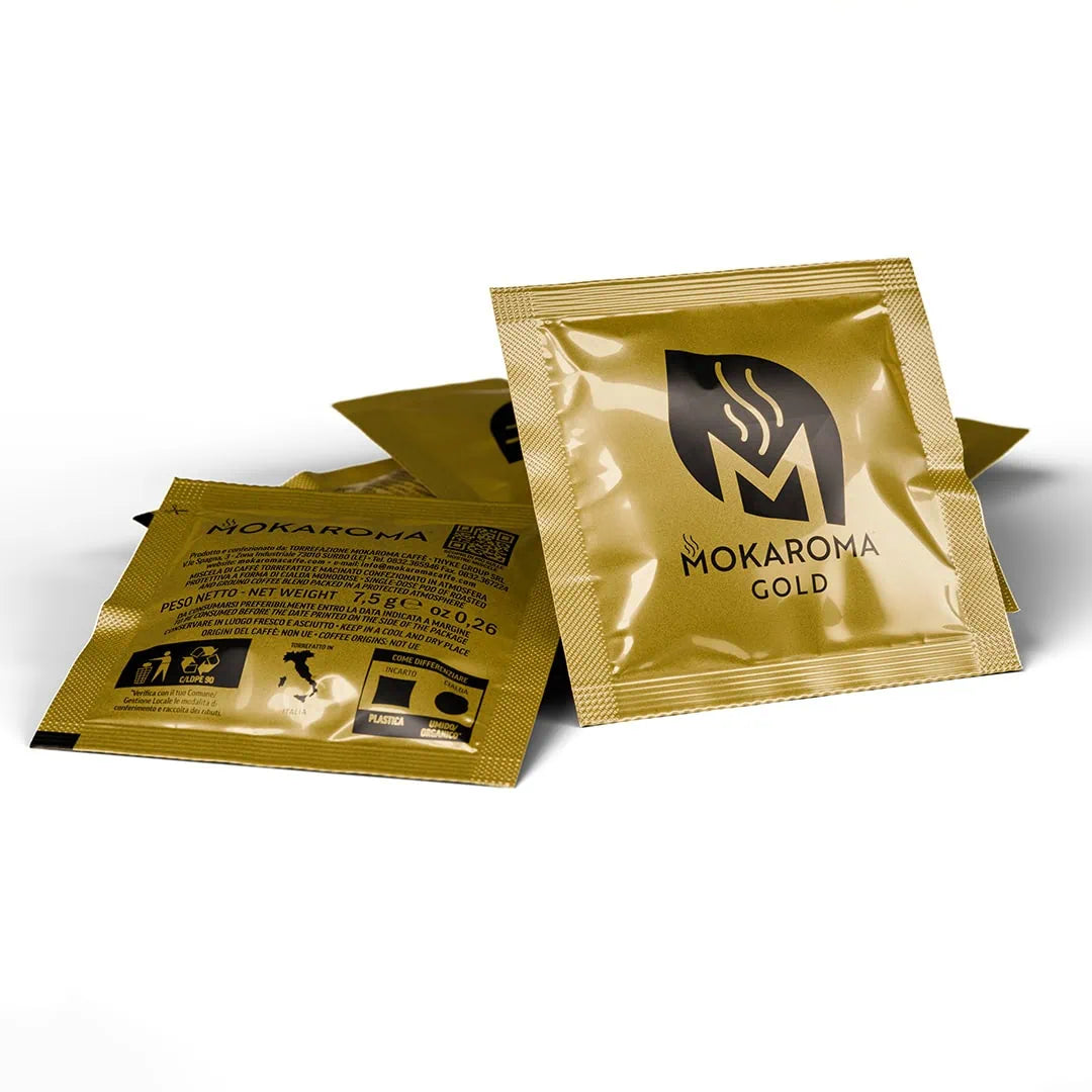 Cialde compostabili Mokaroma – miscela gold