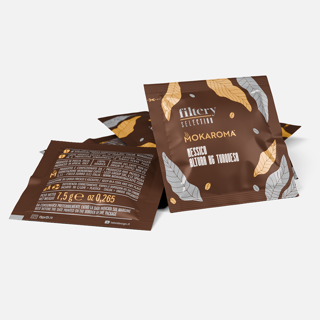 Specialty coffee - Cialde Messico Altura HG Turquesa - 50pz