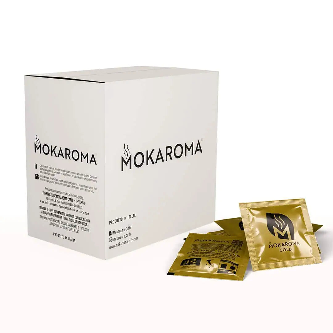 Cialde compostabili Mokaroma – miscela gold