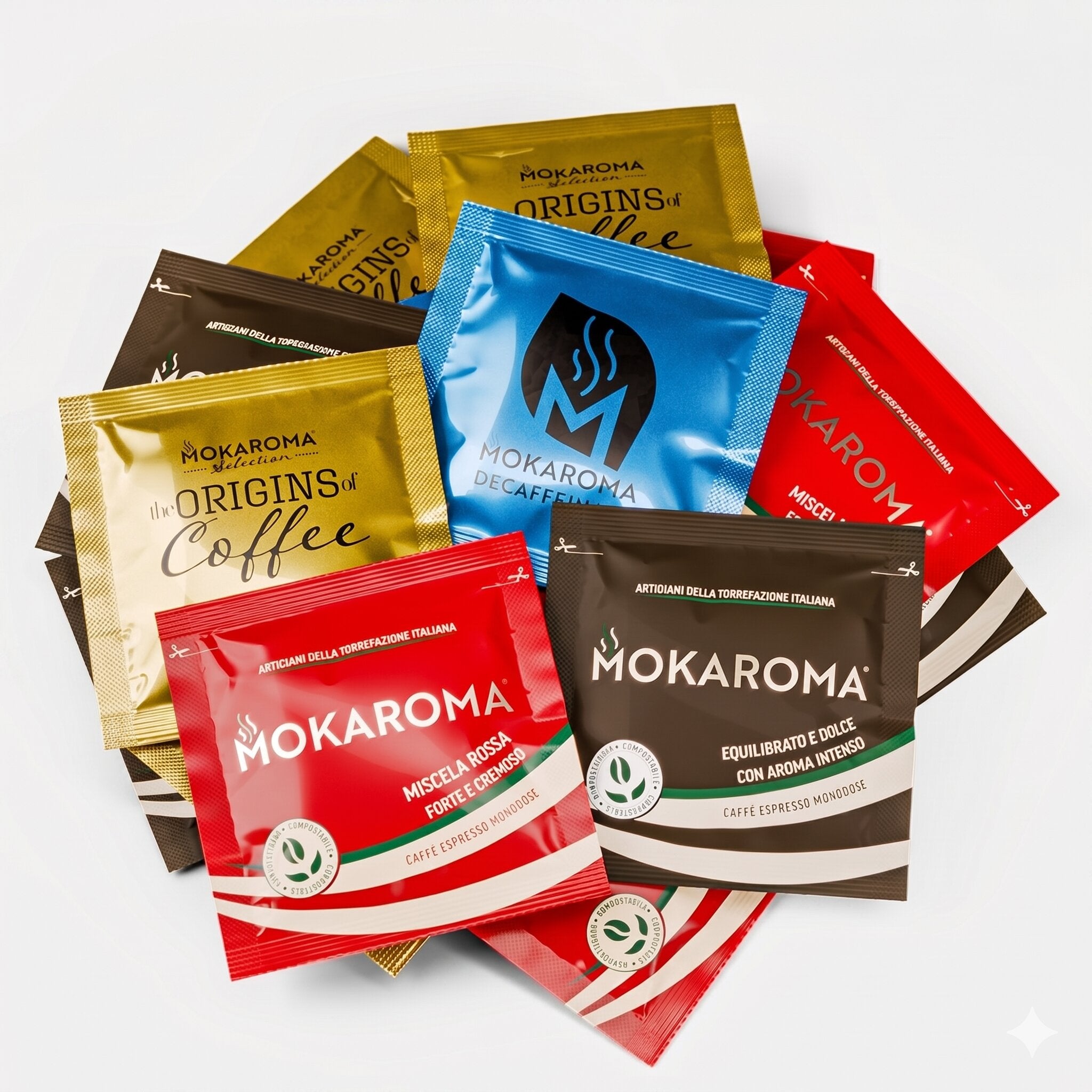 Kit Assaggio Mokaroma – 50 Cialde Miste da 7,5g