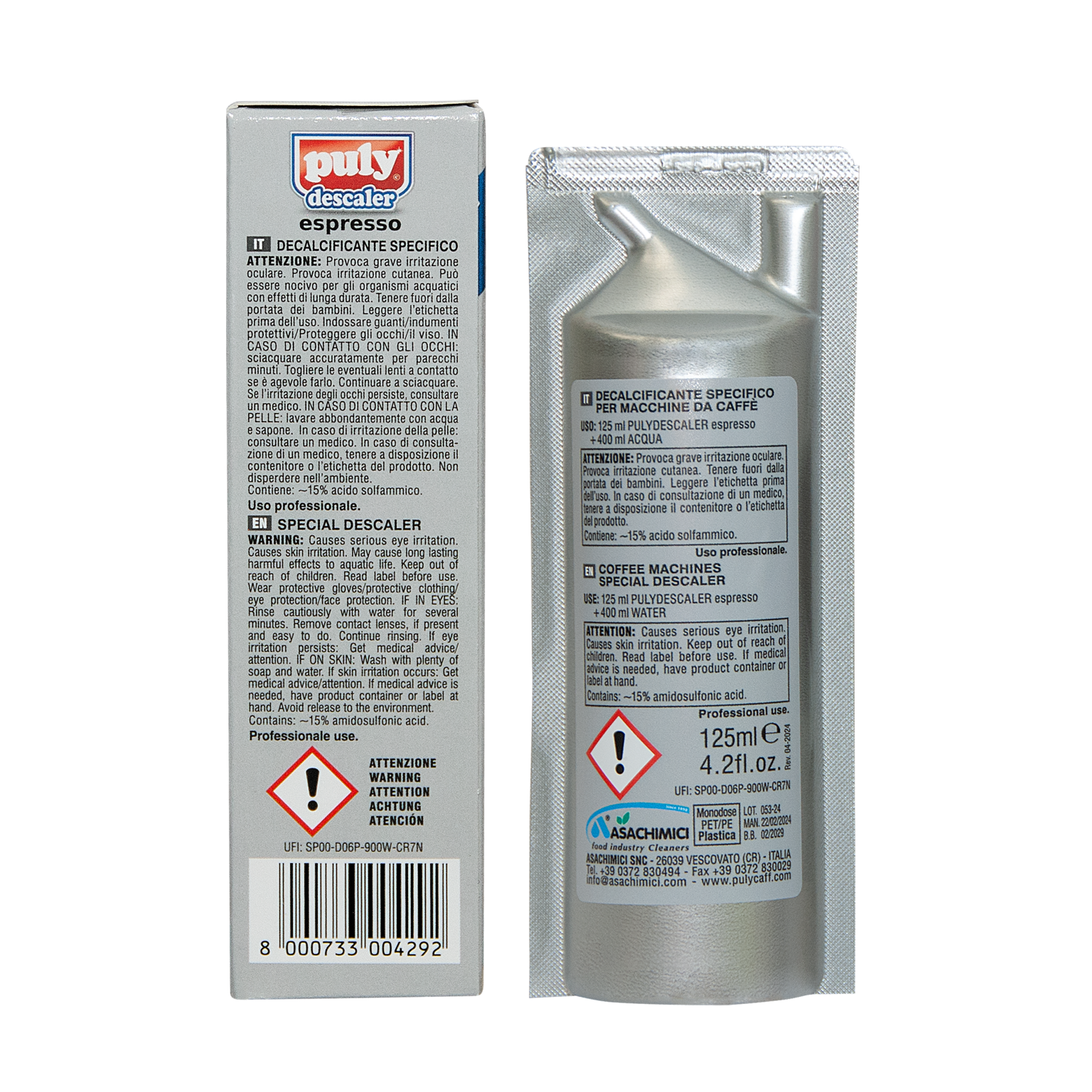 Puly Descaler Espresso® – Decalcificante Liquido Professionale