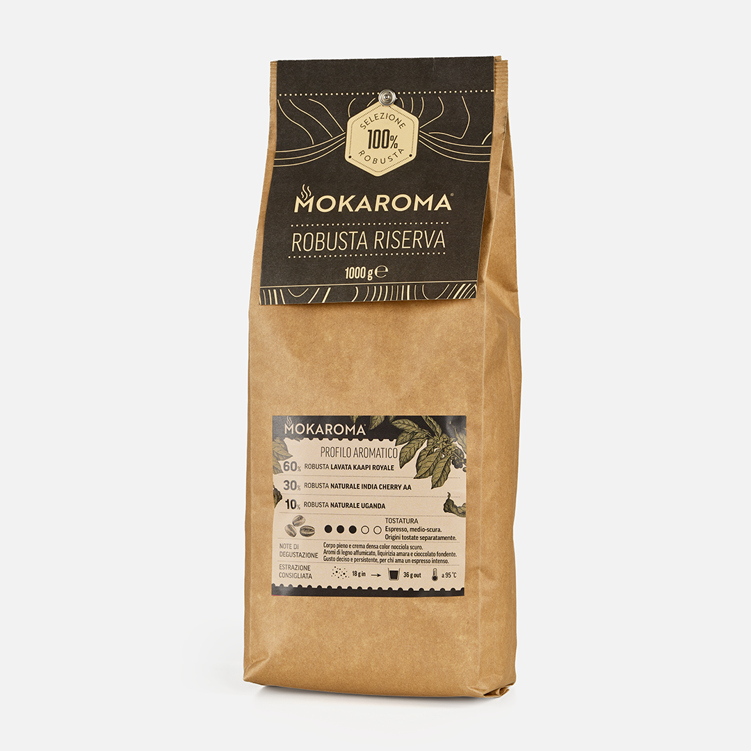 Mokaroma Robusta Riserva 100% (Premio 2 Macinini Gambero Rosso)
