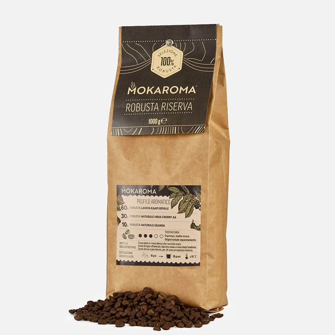 Mokaroma Robusta Riserva 100% (Premio 2 Macinini Gambero Rosso)