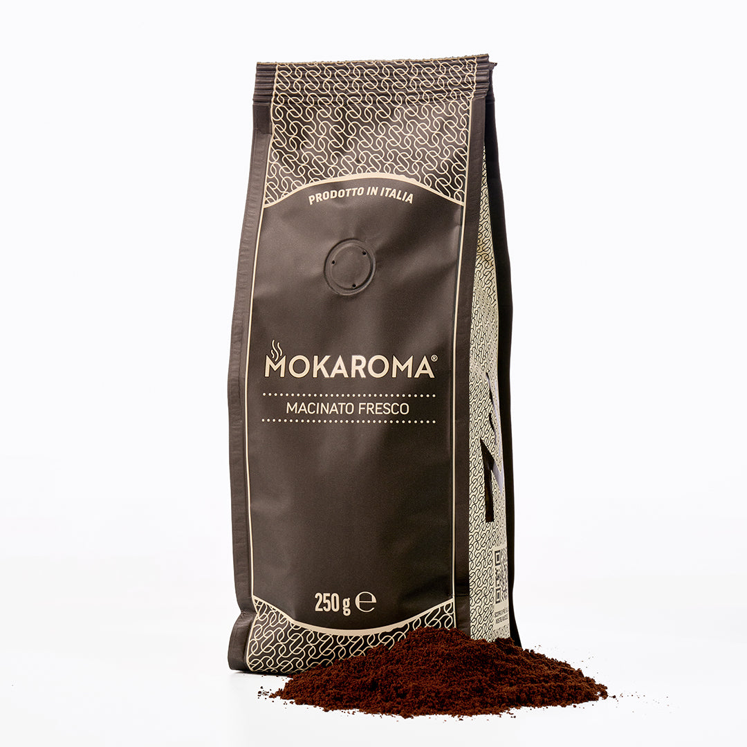 Mokaroma Brown - Caffè Macinato Fresco da 250g