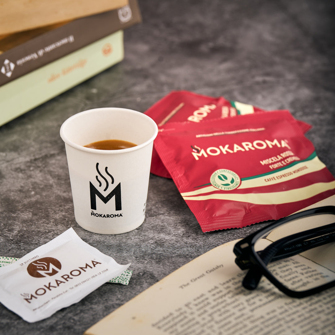 Cialde compostabili Mokaroma – miscela red