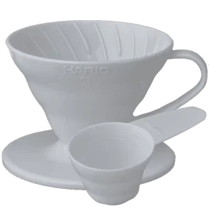 HARIO – Dripper V60 01 in Plastica Bianco