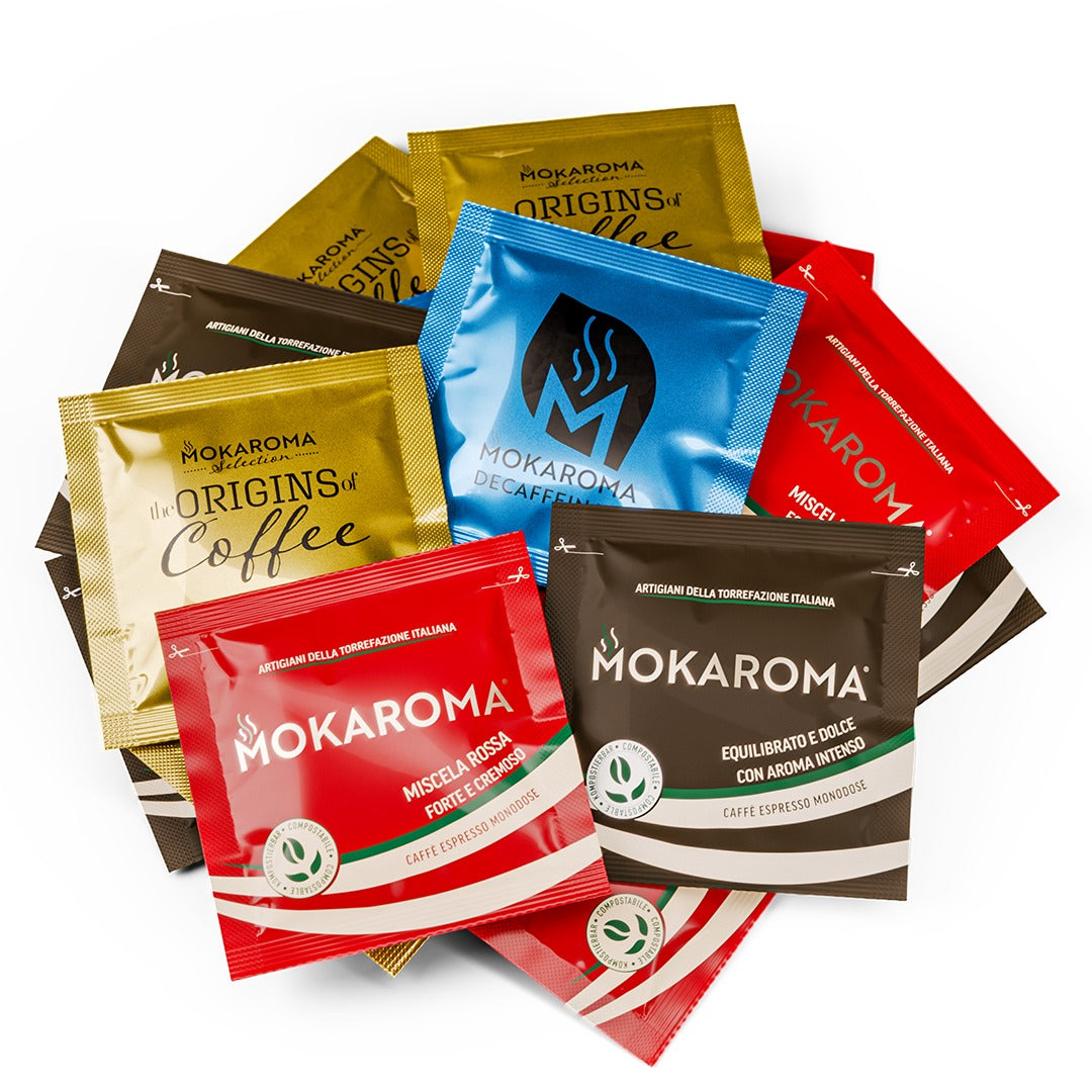 Kit Assaggio Mokaroma – 50 Cialde Miste ESE 44 mm