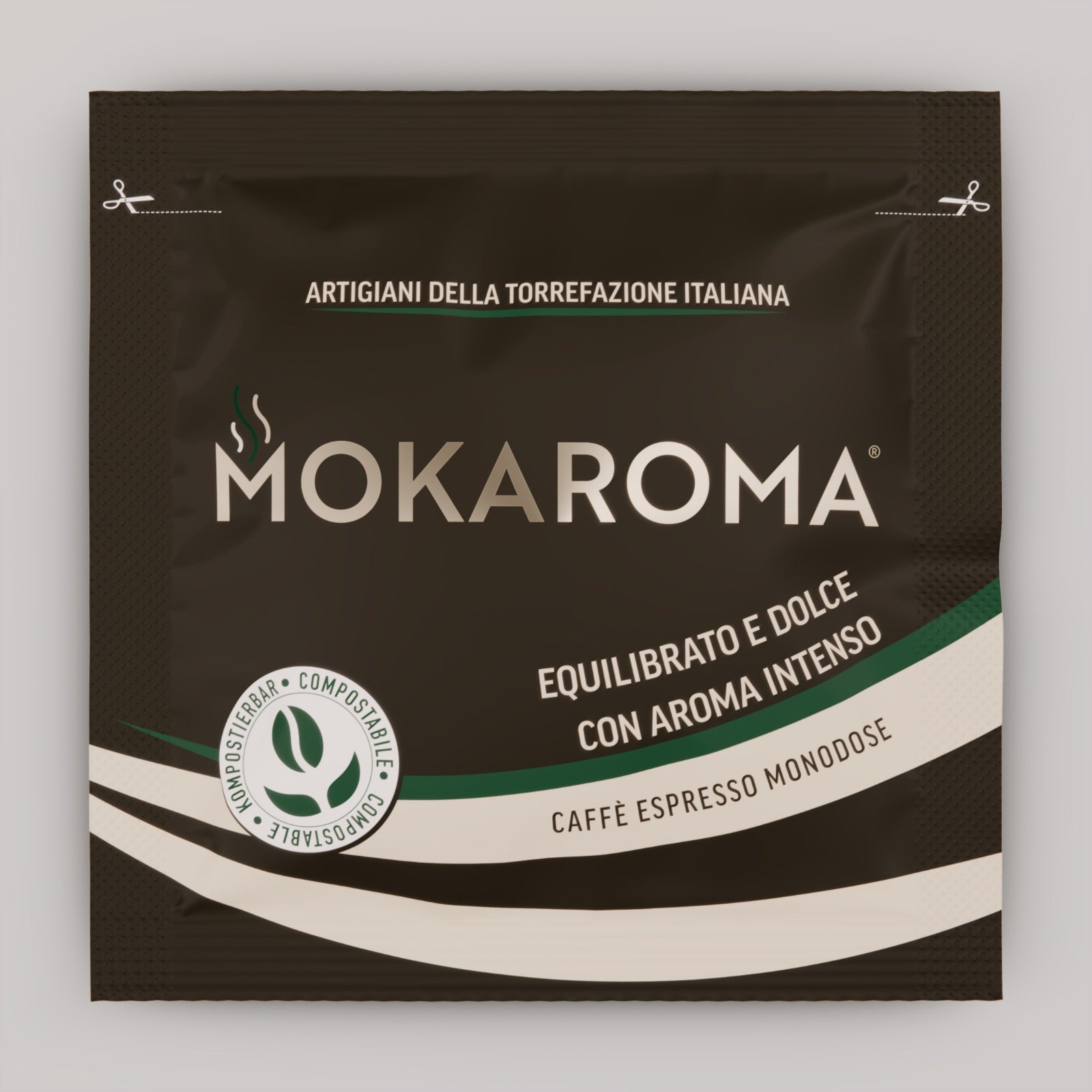 Cialde compostabili Mokaroma – Miscela Brown ( Premio Gambero Rosso)